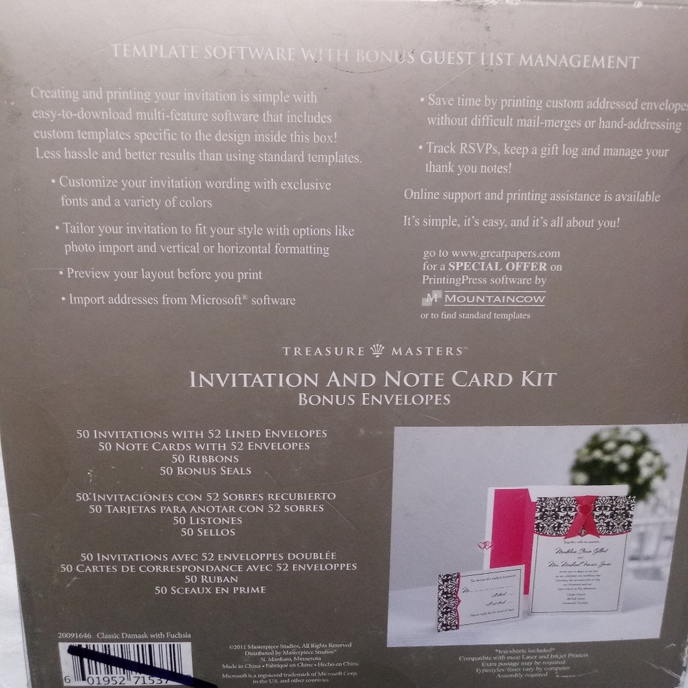 Invitation & Note Card Kit - SALE!! - Picture 4 of 5
